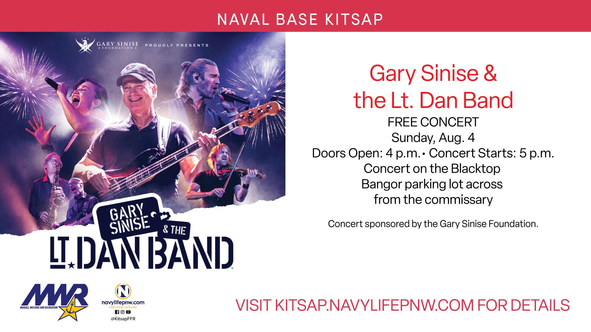 Gary Sinise and the Lt. Dan Band Concert graphic